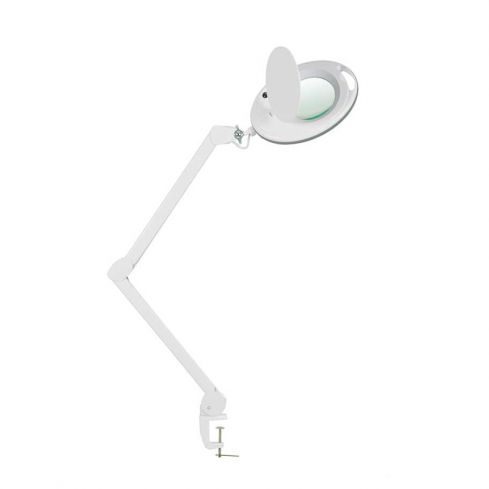 Lupa con Lampara LED de 5 aumentos con luz fría y brazo articulado Modelo WK-L003T