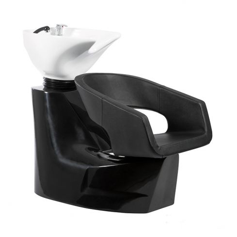 Lavacabezas con pica blanca y asiento ergonómico Modelo Flipp