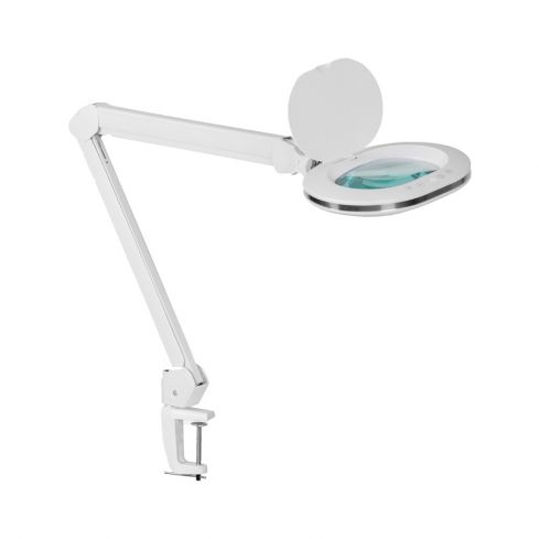 Lupa con Lampara LED de 5 aumentos y brazo articulado con pinza Modelo Tada Table