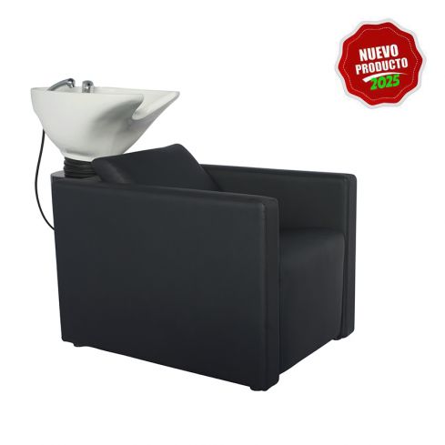Lavacabezas con pica blanca y respaldo ergonómico Modelo Peek