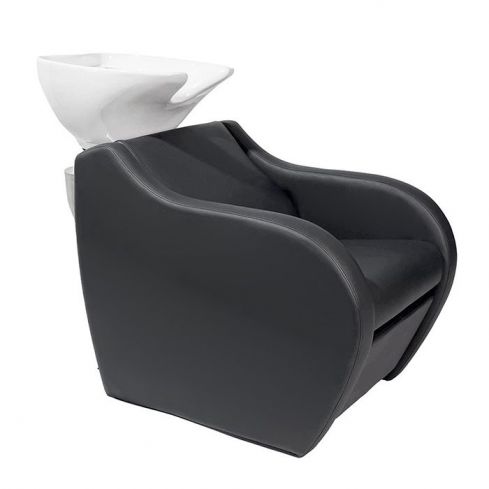 Lavacabezas con pica blanca y respaldo ergonómico Modelo Wave