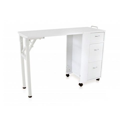 Mesa de manicura Plegable con cajones Modelo Subra
