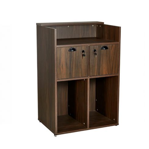 Mueble de recepción Barbería con puertas y estantes Modelo OKE 5 B