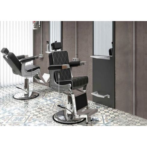 Pack - Sillón Barbería Karl / Tocador Bobbie Black