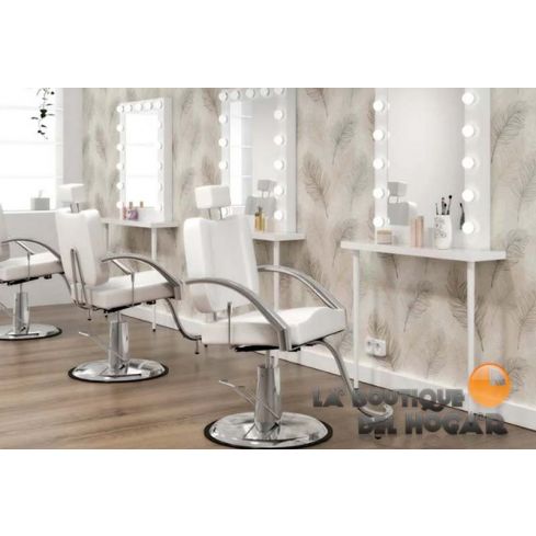 Pack - Sillón de Maquillaje Silvia W / Tocador Camerino LED Emily Remi