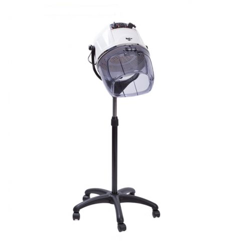 Secador de casco de pie con altura regulable 2V Blanco Italorca