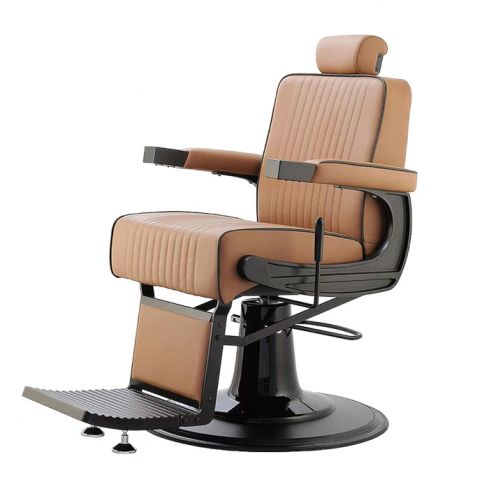 Sillón Barbero hidráulico reclinable y giratorio con reposabrazos Modelo Dour Weelko