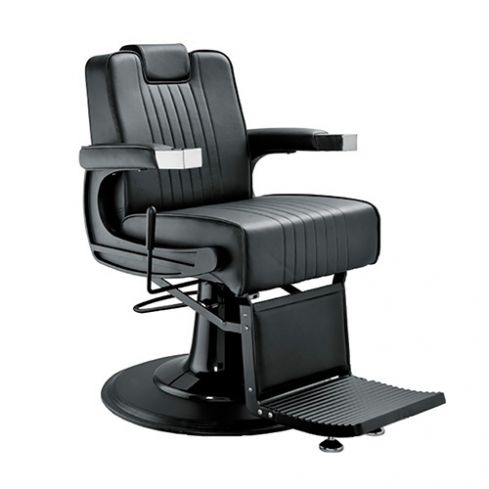 Sillón Barbero hidráulico reclinable y giratorio con reposabrazos Modelo Fade Weelko