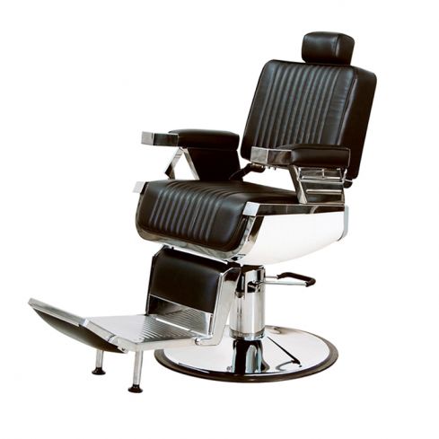 Sillón Barbero hidráulico reclinable y giratorio con reposabrazos Modelo Fro