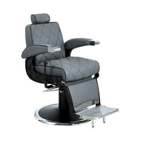 Sillón Barbero hidráulico reclinable y giratorio con reposabrazos Modelo Hugo GG