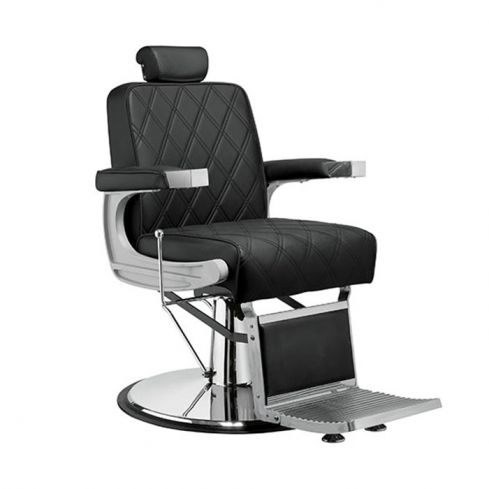 Sillón Barbero hidráulico reclinable y giratorio con reposabrazos Modelo Taper