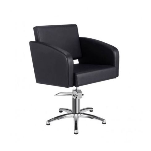 Sillón hidráulico de corte con base de estrella y reposabrazos Modelo Loris F