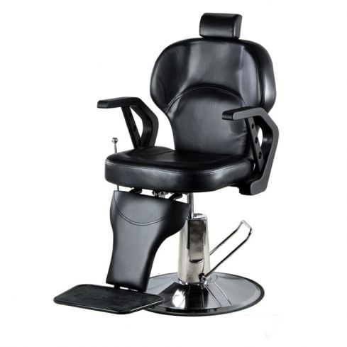 Sillón Barbero hidráulico reclinable con reposapiés Modelo Basic