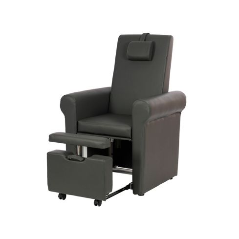 Sillón de Pedicura SPA tapizado en PU con reposapies regulable Modelo Pira 4200