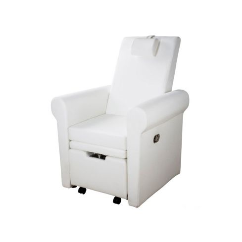 Sillón de Pedicura SPA tapizado en PU con reposapies regulable Modelo Pira 4200