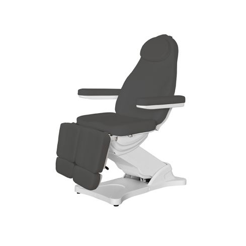 Sillón Podología Gama Alta de 3 motores con agujero facial Modelo Serenity Gris Weelko