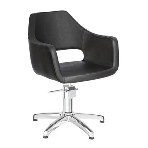 Sillón hidráulico de corte de linea curva con base de estrella Modelo Whim