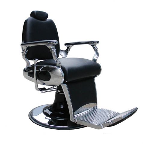 Sillón Barbero hidráulico reclinable y giratorio con reposabrazos Modelo Prince