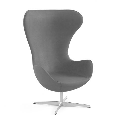 Sillón Butaca de Espera ergonómica y giratoria Modelo Charlotte - Color gris