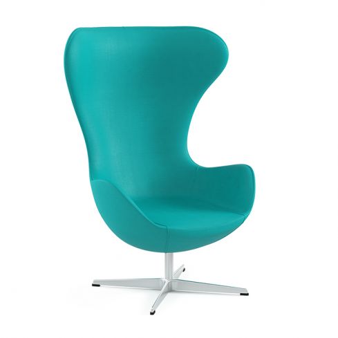 Sillón Butaca de Espera ergonómica y giratoria Modelo Charlotte - Color turquesa