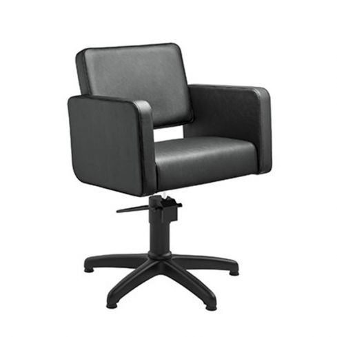 Sillón hidráulico de corte con base de estrella negra Modelo Class E