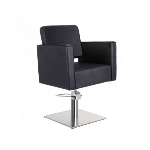 Sillón hidráulico de corte con base cuadrada y reposabrazos Modelo Dora S