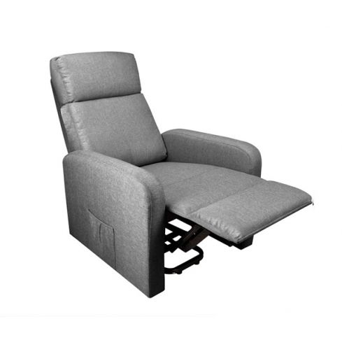 Sillón de Masaje Relax reclinable en Tela Elegant Modelo Elite - Color Gris