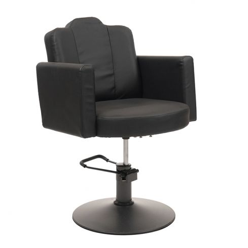 Sillón Corte de peluquería hidráulico con base redonda Modelo Munch