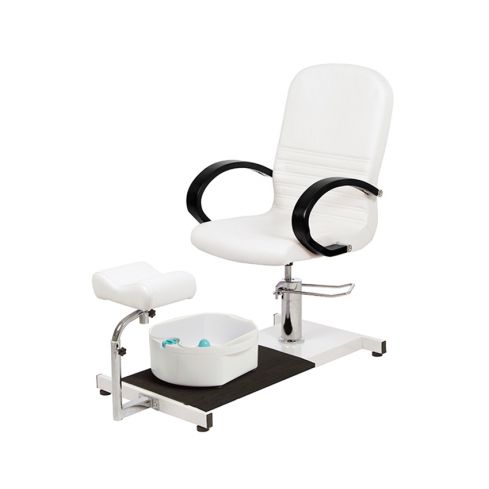 Sillón de Pedicura con bañera de pies y reposapiés giratorio Modelo Astra WKS004.A26