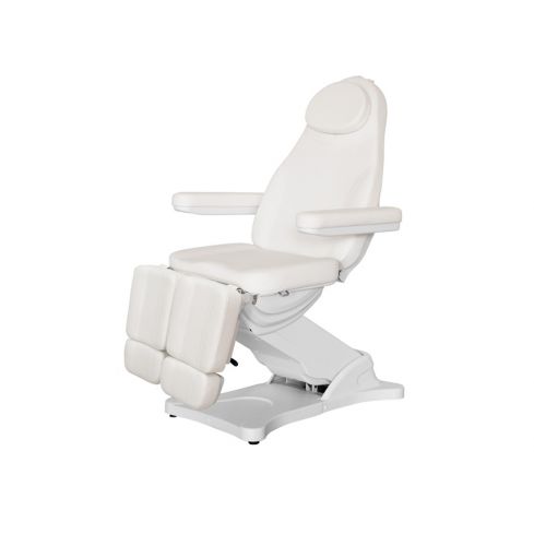 Sillón Podología Gama Alta de 3 motores con agujero facial Modelo Serenity Blanco Weelko