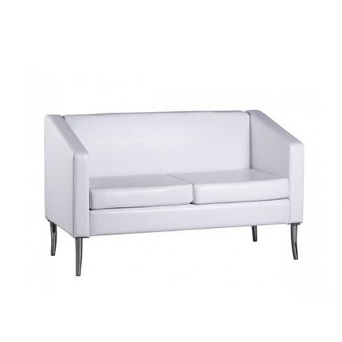 Sofá de Espera de 2 plazas Modelo Polar - Color Blanco