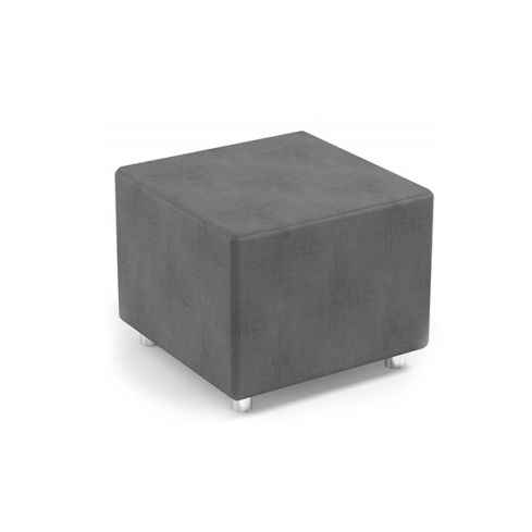 Sofá de espera modular para recepción Modelo Cube - color gris