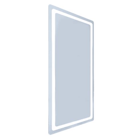 Tocador de Peluquería estilo Moderno Rectangular  con espejo LED 