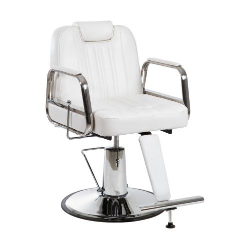 Sillón Barbero hidráulico reclinable con reposapiés fijo Modelo Tonsur