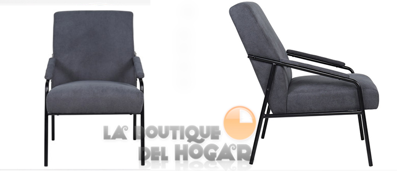 BUTACA FIJA PATAS NEGRAS - JOBE MUEBLES EN CALATAYUD