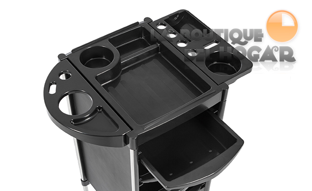Carrito de peluquería con 5 cajones y bandeja superior Modelo Hime
