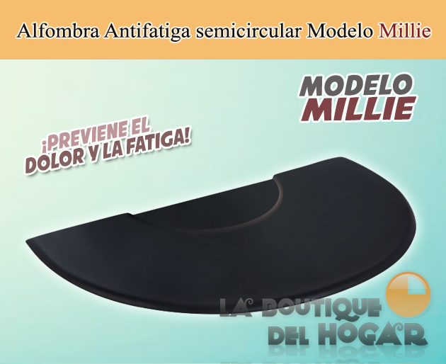 Alfombra Antifatiga con forma semicircular Modelo Millie