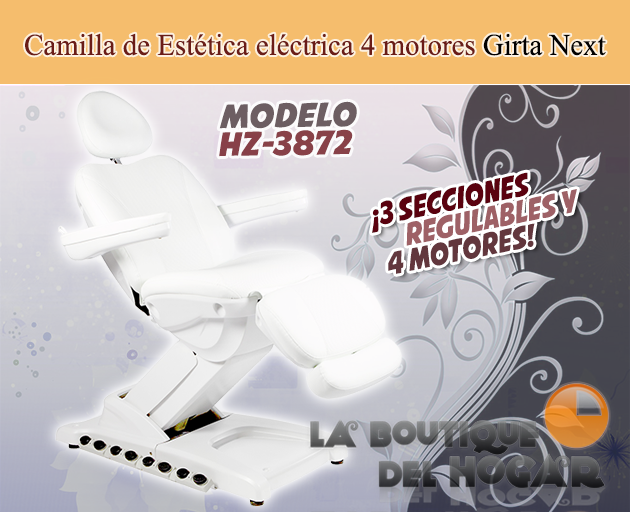 Pack Estética 3 - Camilla Atik / Carrito Drac / Taburete Batri / Vaporizador Wei / Esterilizador Duhr