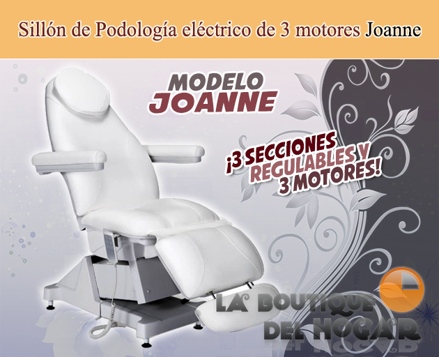 Sillón Camilla de Estética motorizada de 3 motores Modelo Joanne