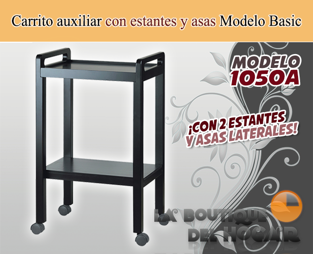 Carrito auxiliar de estética con 4 estantes Mobile Modelo 1031