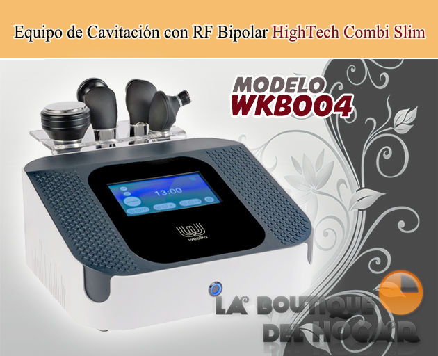 Aparato de Cavitación con Radiofrecuencia Bipolar HighTech Combi Slim Modelo WKB004