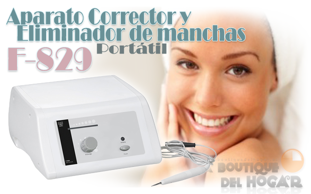 Aparato Corrector y eliminador de manchas Baja Frecuencia F-829