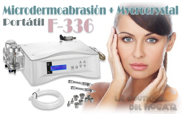 Aparato 2 en 1 de Microdermoabrasión + Microcrystal F-336 