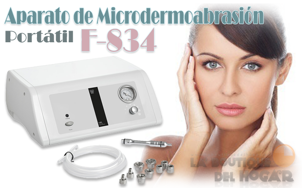 Aparato de Microdermoabrasión mediante puntas de diamante F-834