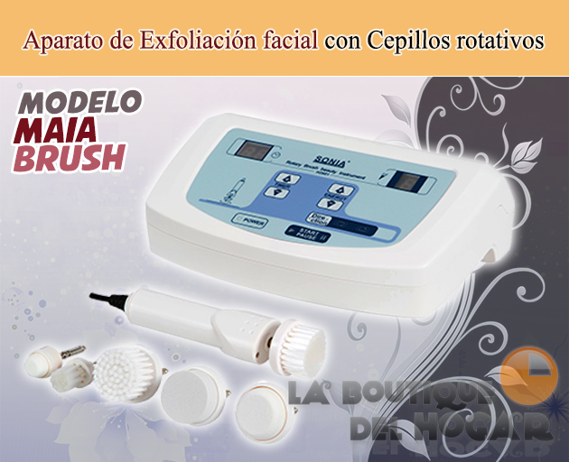 Aparato de Exfoliación / Brossage facial con Cepillos rotativos Maia Brush