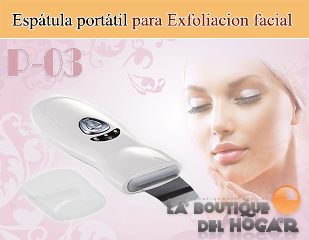 Espátula portátil para Exfoliacion facial Peeling Ultrasónico P-03