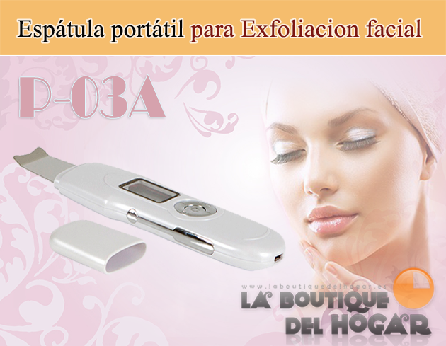 Espátula portátil para Exfoliacion facial Peeling Ultrasónico P-03A