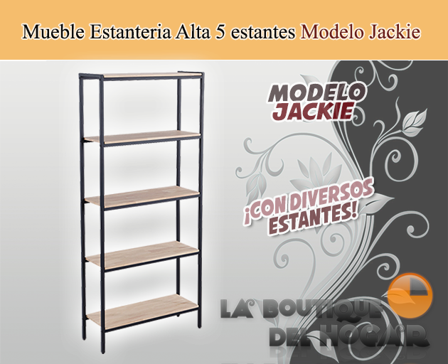 Mueble Expositor Estantería de recepción con estantes Modelo Jackie