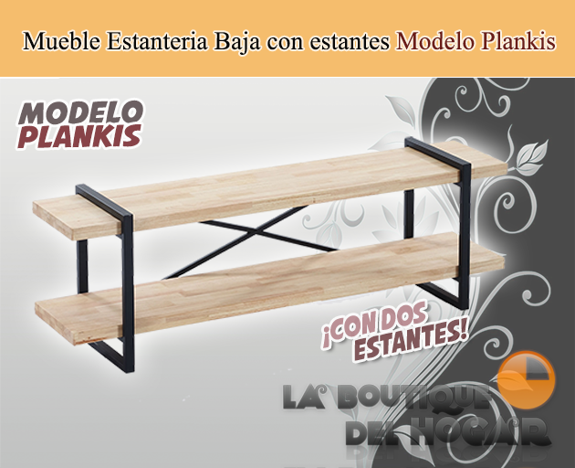 Mueble Expositor Estantería de recepción con estantes Modelo Noah