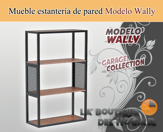 Mueble estantería de pared Modelo Wally